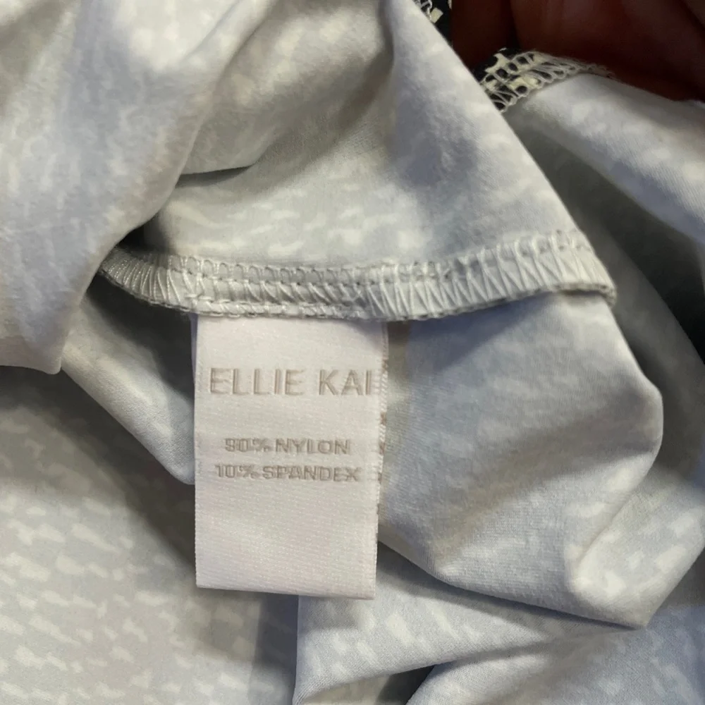 Ellie Kai Geometric Wrinkle Resistant Shift Dress Travel Ready Sz 14 💚🎀